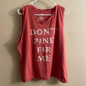 North Face Sleeveless Graphic Tee